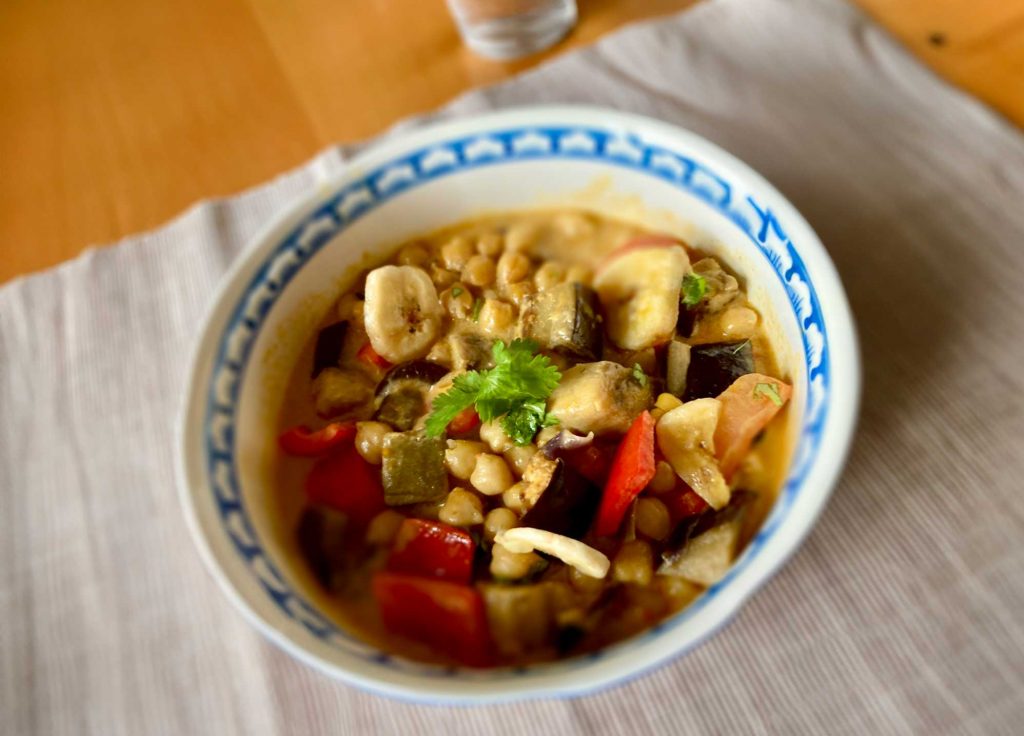 curry de garbanzos